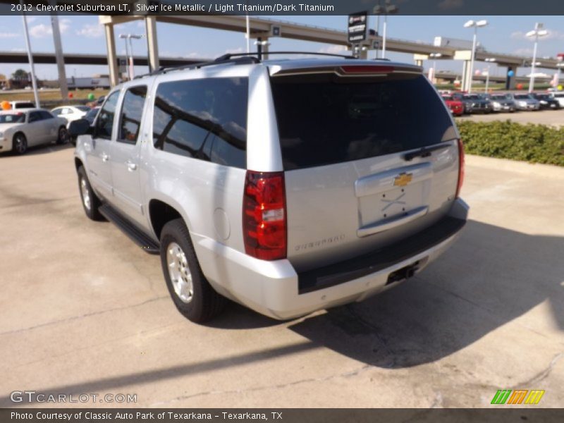 Silver Ice Metallic / Light Titanium/Dark Titanium 2012 Chevrolet Suburban LT