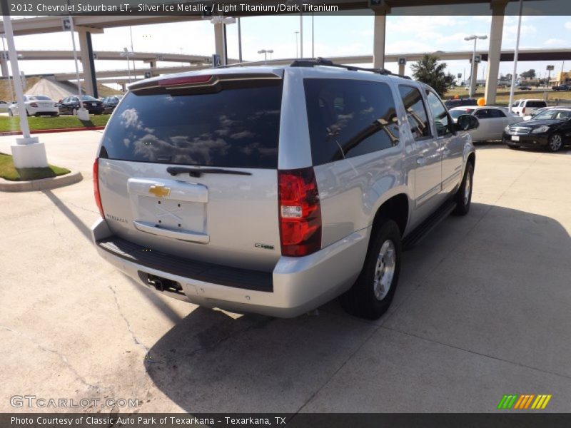 Silver Ice Metallic / Light Titanium/Dark Titanium 2012 Chevrolet Suburban LT