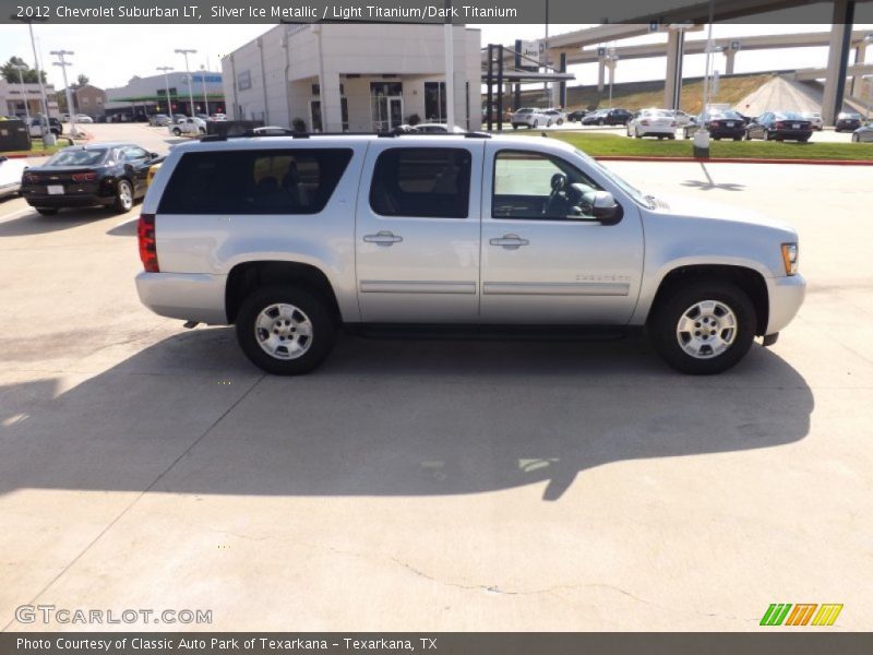 Silver Ice Metallic / Light Titanium/Dark Titanium 2012 Chevrolet Suburban LT
