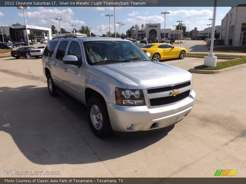 Silver Ice Metallic / Light Titanium/Dark Titanium 2012 Chevrolet Suburban LT