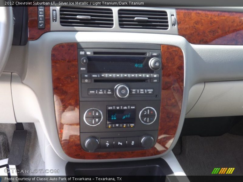 Silver Ice Metallic / Light Titanium/Dark Titanium 2012 Chevrolet Suburban LT