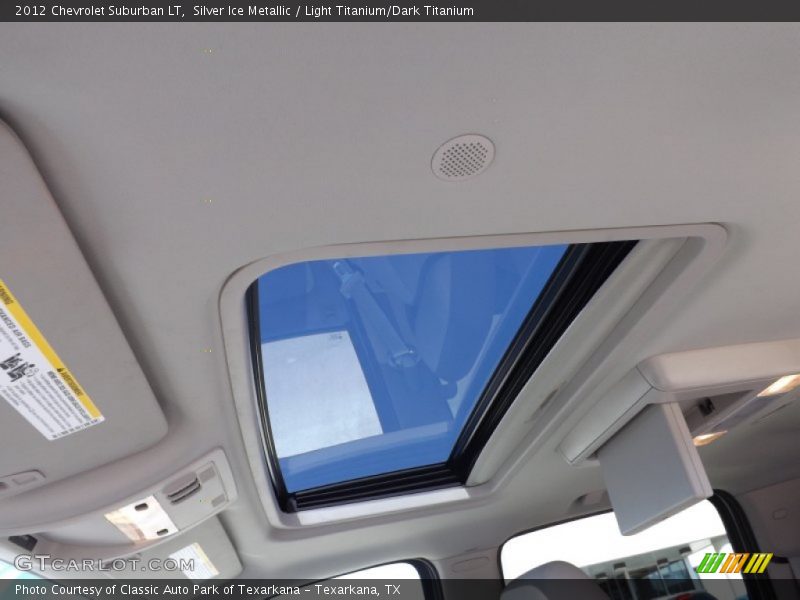 Silver Ice Metallic / Light Titanium/Dark Titanium 2012 Chevrolet Suburban LT