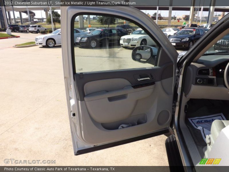 Silver Ice Metallic / Light Titanium/Dark Titanium 2012 Chevrolet Suburban LT