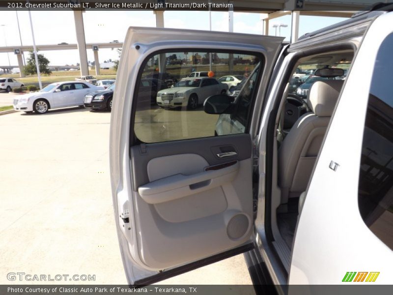 Silver Ice Metallic / Light Titanium/Dark Titanium 2012 Chevrolet Suburban LT