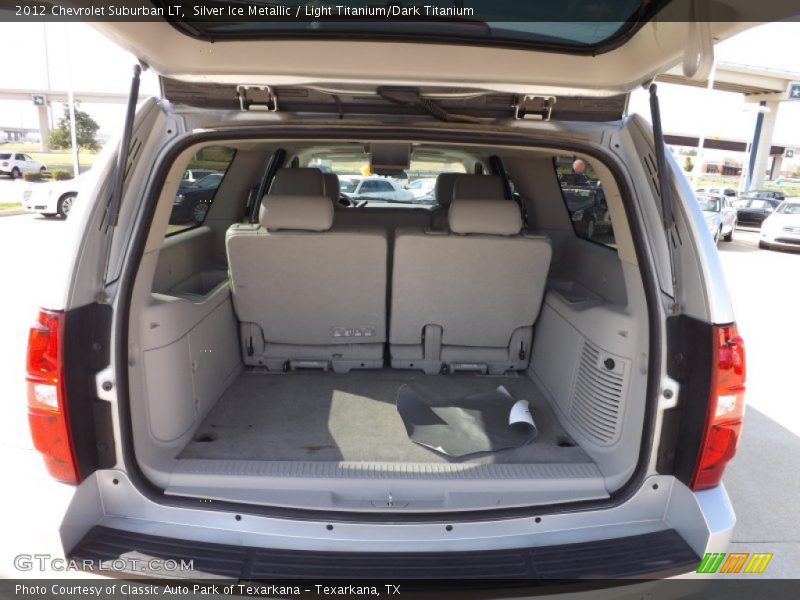 Silver Ice Metallic / Light Titanium/Dark Titanium 2012 Chevrolet Suburban LT