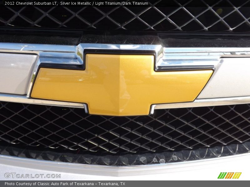 Silver Ice Metallic / Light Titanium/Dark Titanium 2012 Chevrolet Suburban LT