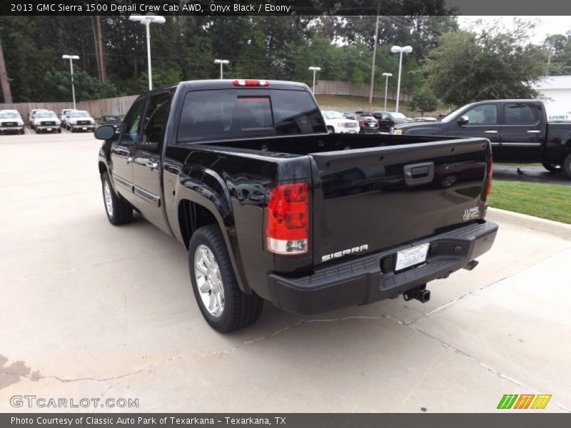 Onyx Black / Ebony 2013 GMC Sierra 1500 Denali Crew Cab AWD