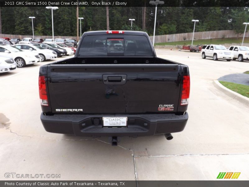 Onyx Black / Ebony 2013 GMC Sierra 1500 Denali Crew Cab AWD