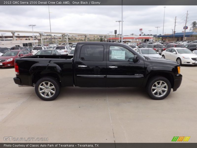 Onyx Black / Ebony 2013 GMC Sierra 1500 Denali Crew Cab AWD