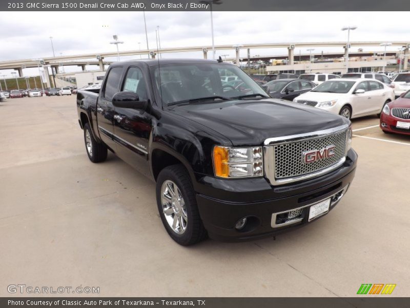 Onyx Black / Ebony 2013 GMC Sierra 1500 Denali Crew Cab AWD