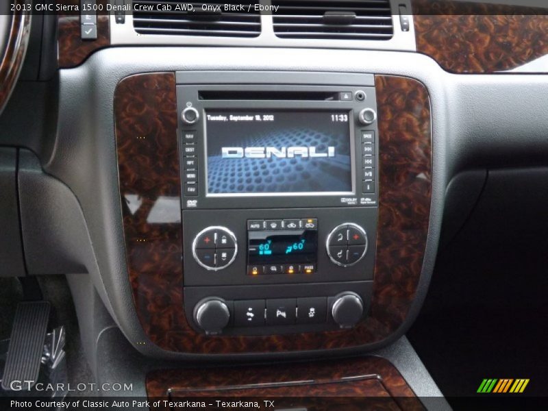 Onyx Black / Ebony 2013 GMC Sierra 1500 Denali Crew Cab AWD
