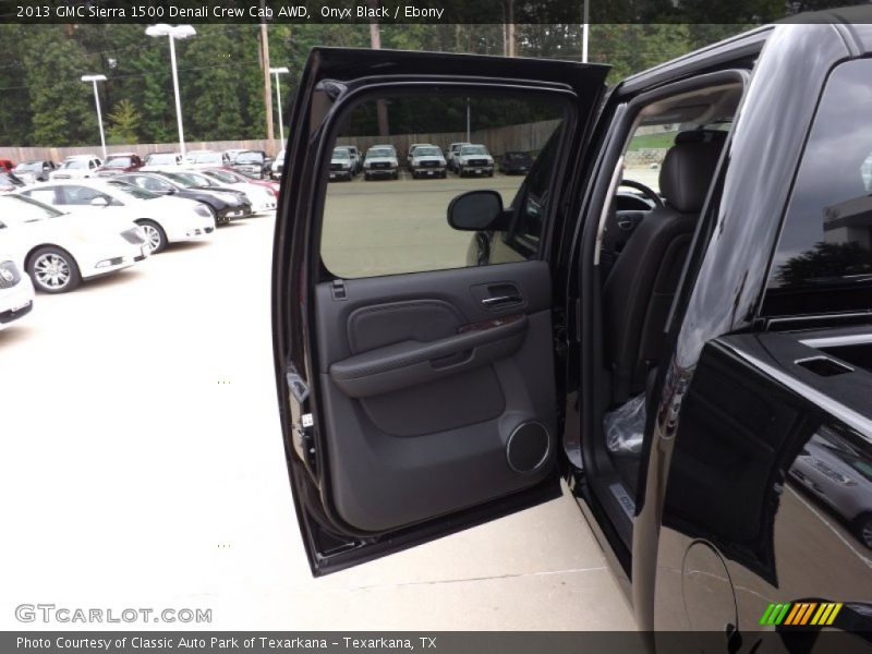 Onyx Black / Ebony 2013 GMC Sierra 1500 Denali Crew Cab AWD