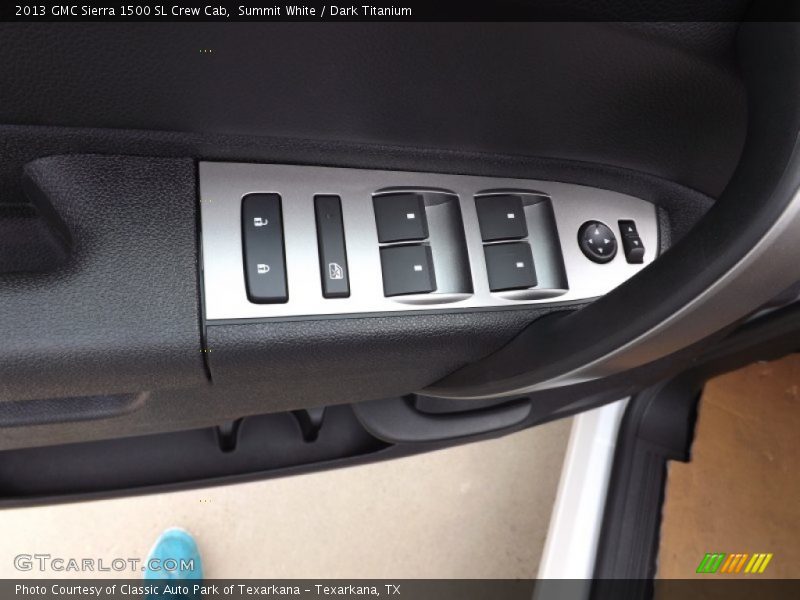 Summit White / Dark Titanium 2013 GMC Sierra 1500 SL Crew Cab