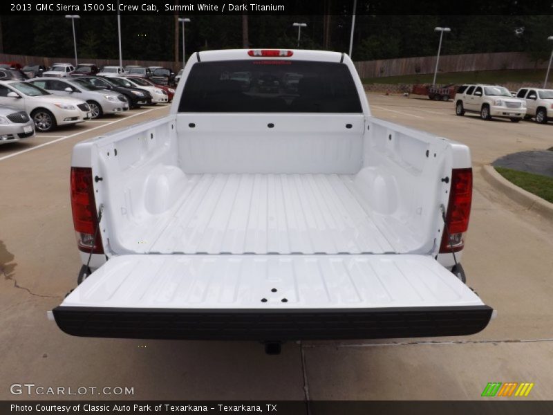 Summit White / Dark Titanium 2013 GMC Sierra 1500 SL Crew Cab