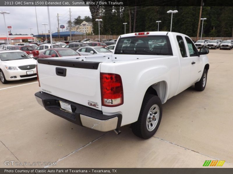 Summit White / Dark Titanium 2013 GMC Sierra 1500 Extended Cab