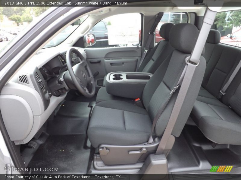 Summit White / Dark Titanium 2013 GMC Sierra 1500 Extended Cab