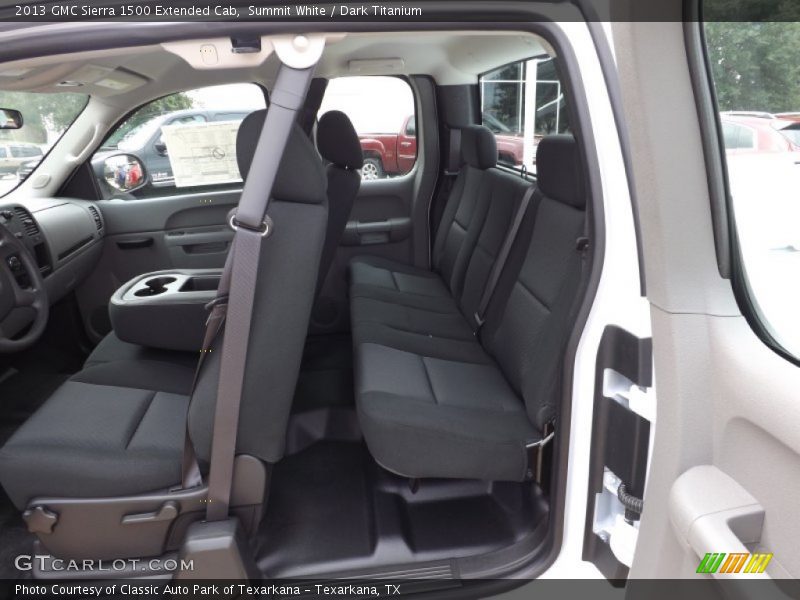Summit White / Dark Titanium 2013 GMC Sierra 1500 Extended Cab