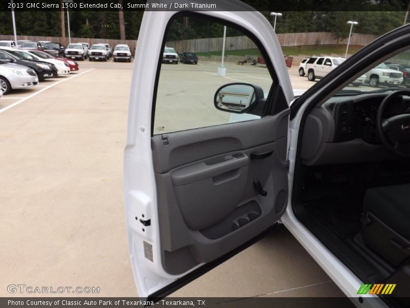 Summit White / Dark Titanium 2013 GMC Sierra 1500 Extended Cab