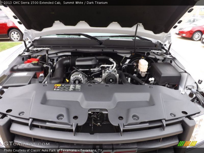 Summit White / Dark Titanium 2013 GMC Sierra 1500 Extended Cab