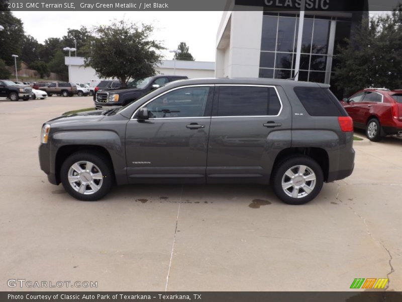 Gray Green Metallic / Jet Black 2013 GMC Terrain SLE