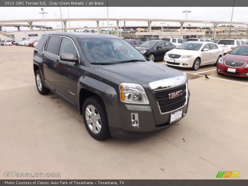 Gray Green Metallic / Jet Black 2013 GMC Terrain SLE