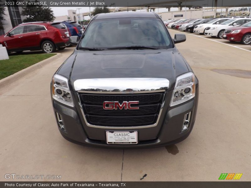 Gray Green Metallic / Jet Black 2013 GMC Terrain SLE