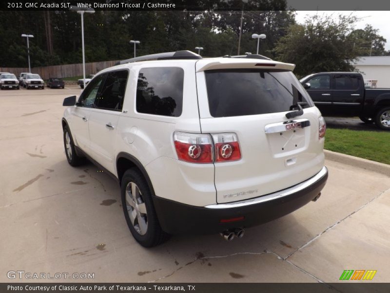 White Diamond Tricoat / Cashmere 2012 GMC Acadia SLT