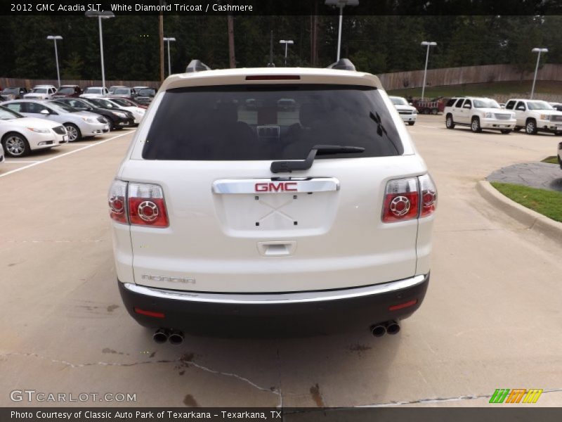 White Diamond Tricoat / Cashmere 2012 GMC Acadia SLT