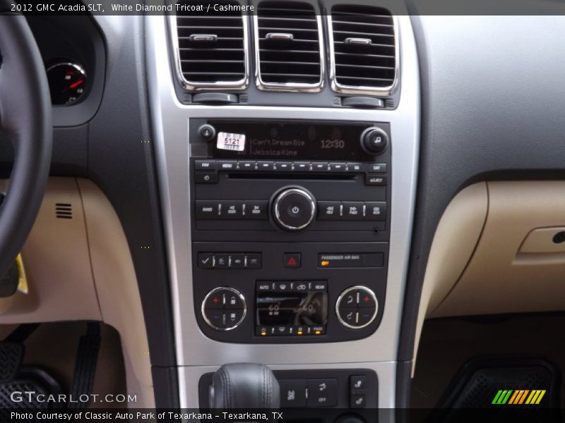 White Diamond Tricoat / Cashmere 2012 GMC Acadia SLT