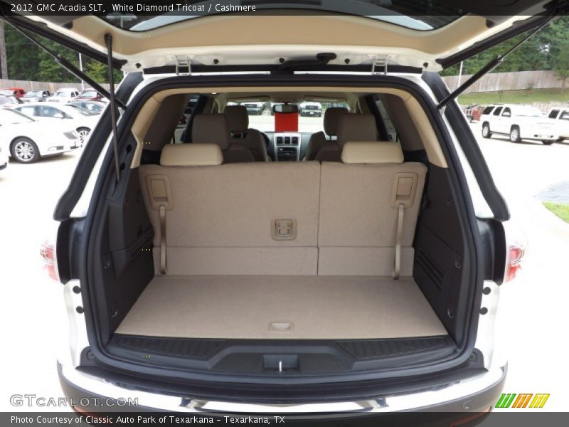 White Diamond Tricoat / Cashmere 2012 GMC Acadia SLT