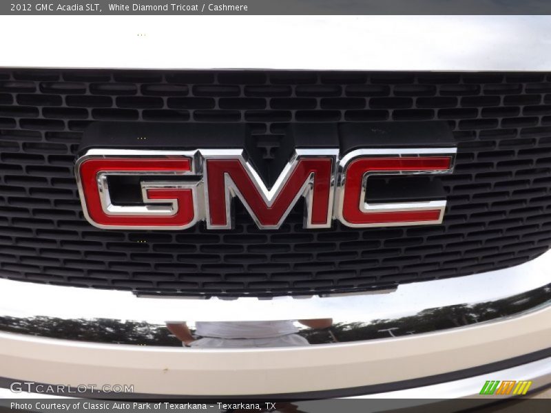 White Diamond Tricoat / Cashmere 2012 GMC Acadia SLT