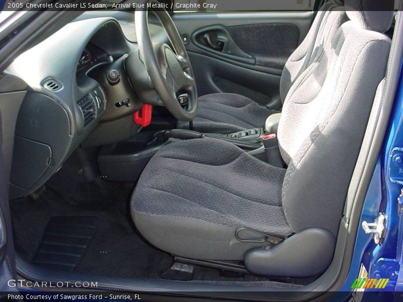 Arrival Blue Metallic / Graphite Gray 2005 Chevrolet Cavalier LS Sedan