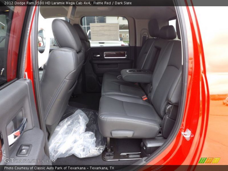 Rear Seat of 2012 Ram 3500 HD Laramie Mega Cab 4x4