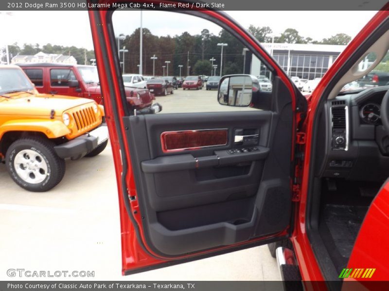 Flame Red / Dark Slate 2012 Dodge Ram 3500 HD Laramie Mega Cab 4x4