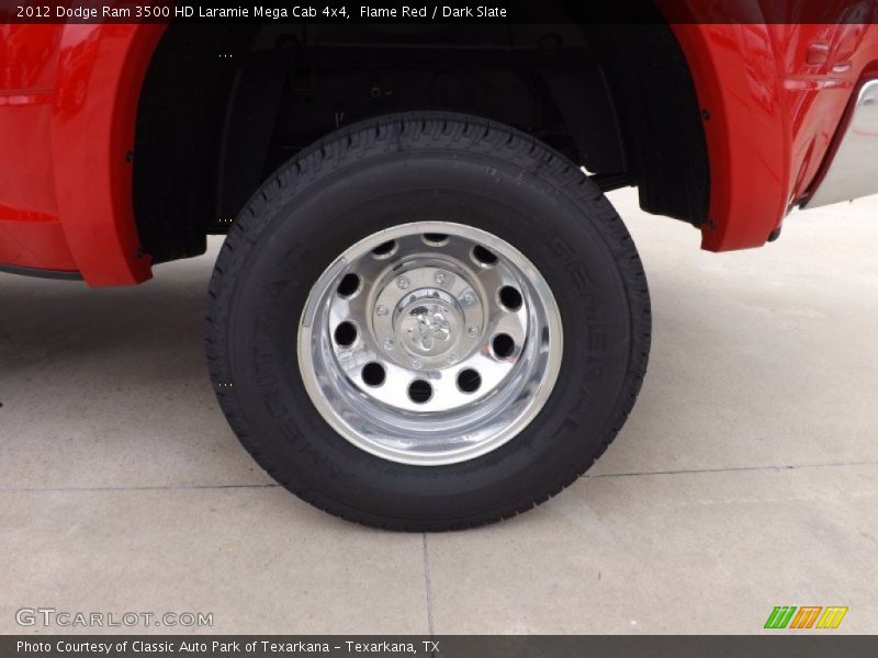 Flame Red / Dark Slate 2012 Dodge Ram 3500 HD Laramie Mega Cab 4x4