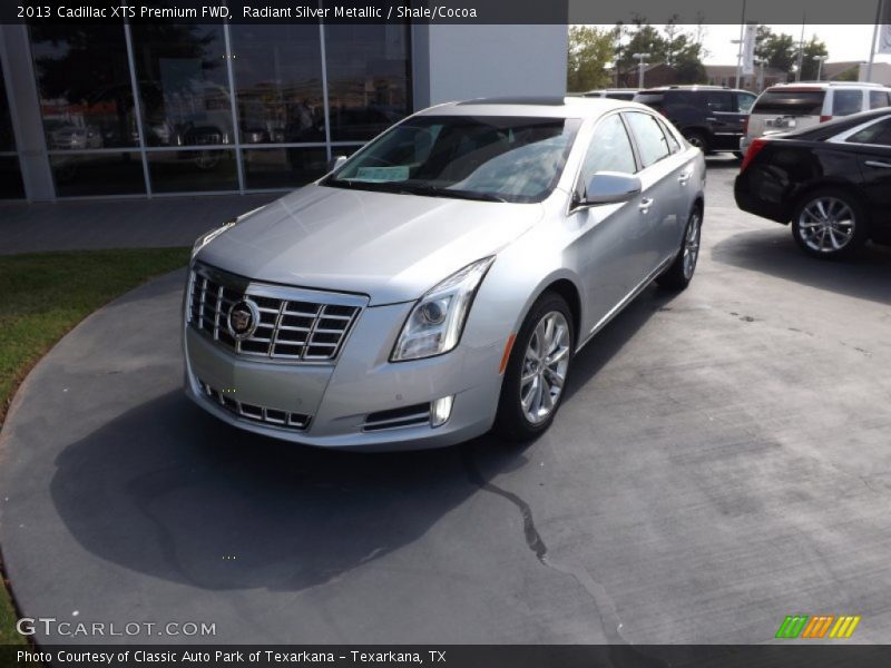 Radiant Silver Metallic / Shale/Cocoa 2013 Cadillac XTS Premium FWD