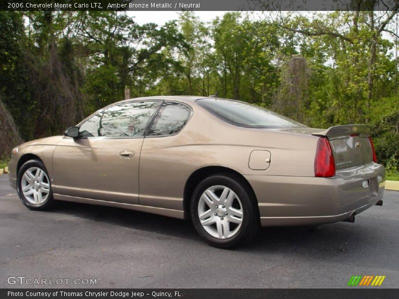 Amber Bronze Metallic / Neutral 2006 Chevrolet Monte Carlo LTZ