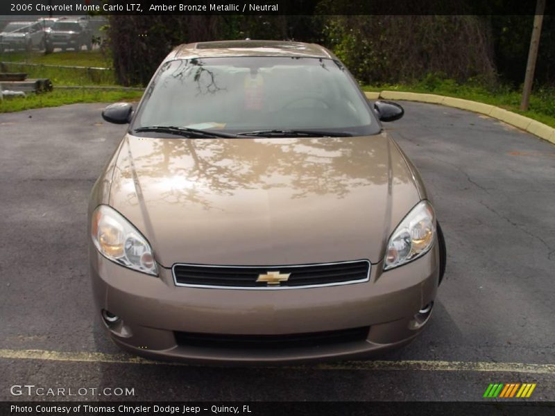 Amber Bronze Metallic / Neutral 2006 Chevrolet Monte Carlo LTZ