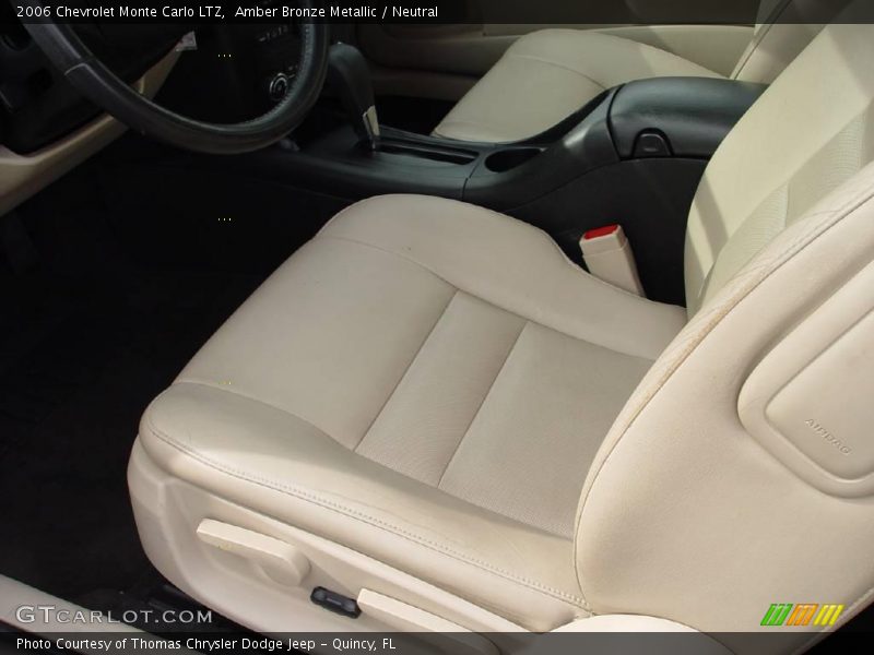 Amber Bronze Metallic / Neutral 2006 Chevrolet Monte Carlo LTZ