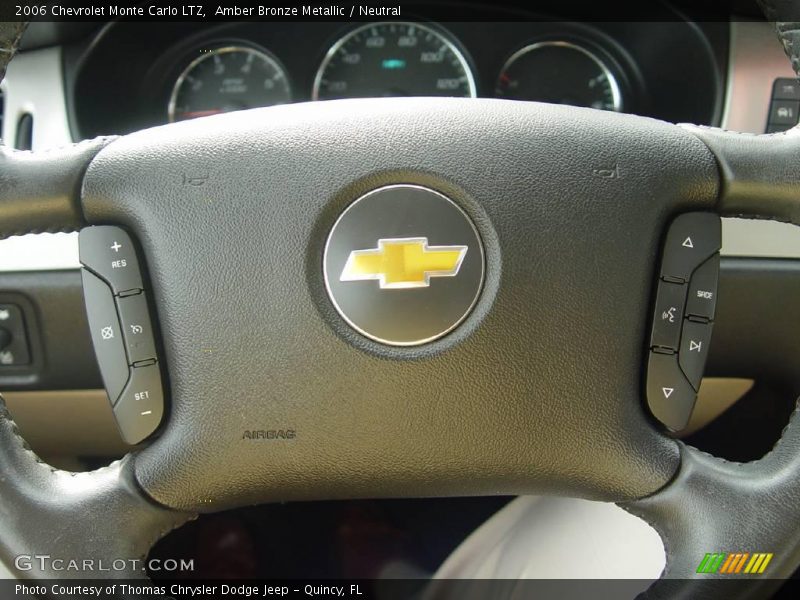 Amber Bronze Metallic / Neutral 2006 Chevrolet Monte Carlo LTZ