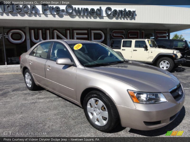 Golden Beige / Beige 2006 Hyundai Sonata GL