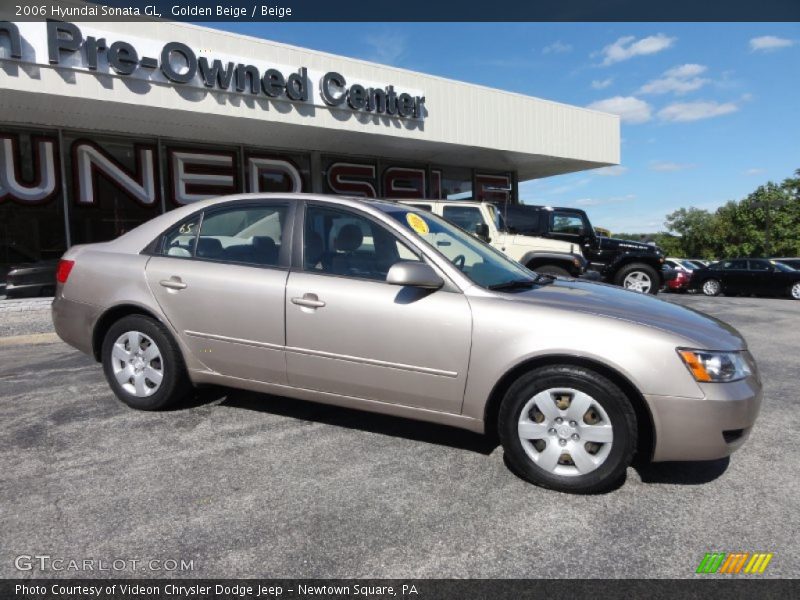 Golden Beige / Beige 2006 Hyundai Sonata GL