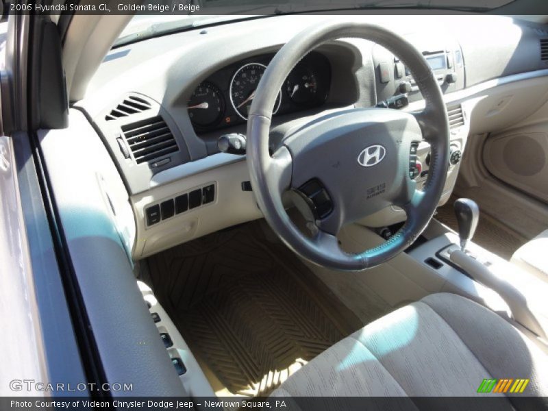 Golden Beige / Beige 2006 Hyundai Sonata GL