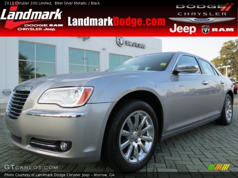 Billet Silver Metallic / Black 2011 Chrysler 300 Limited