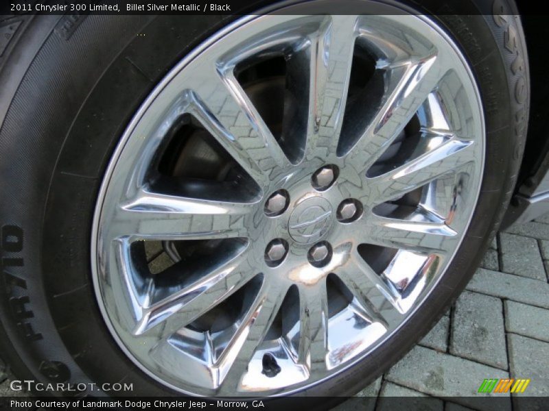 Billet Silver Metallic / Black 2011 Chrysler 300 Limited