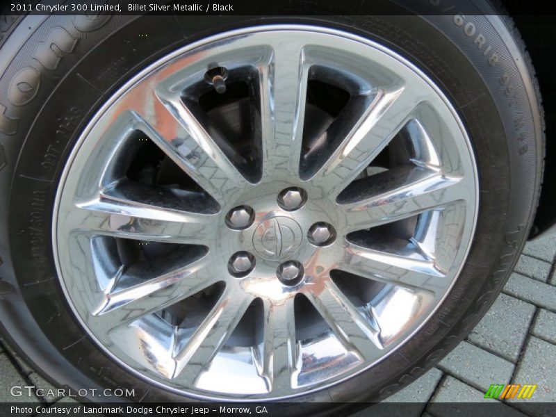 Billet Silver Metallic / Black 2011 Chrysler 300 Limited