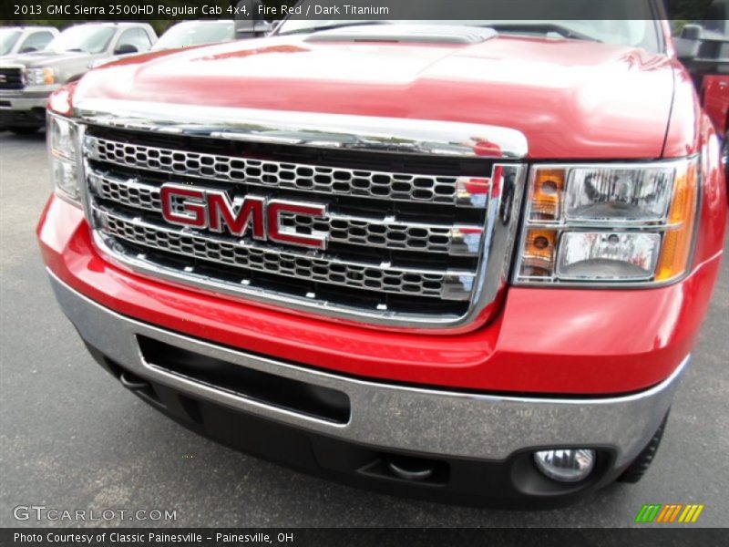 Fire Red / Dark Titanium 2013 GMC Sierra 2500HD Regular Cab 4x4