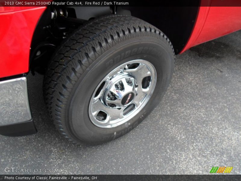 Fire Red / Dark Titanium 2013 GMC Sierra 2500HD Regular Cab 4x4