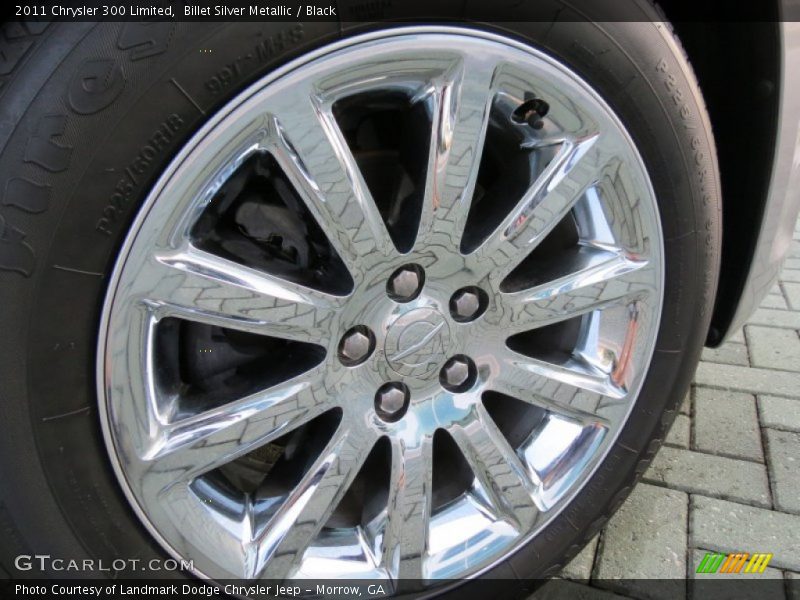 Billet Silver Metallic / Black 2011 Chrysler 300 Limited