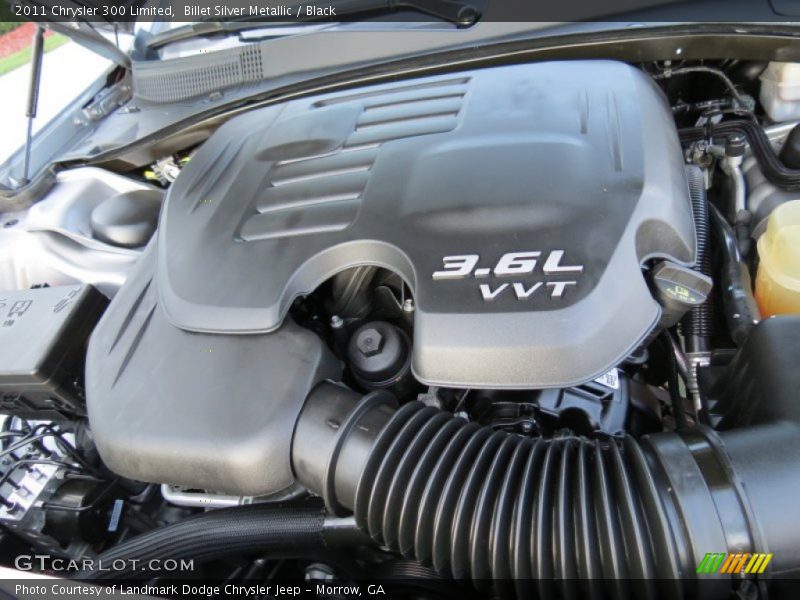 Billet Silver Metallic / Black 2011 Chrysler 300 Limited